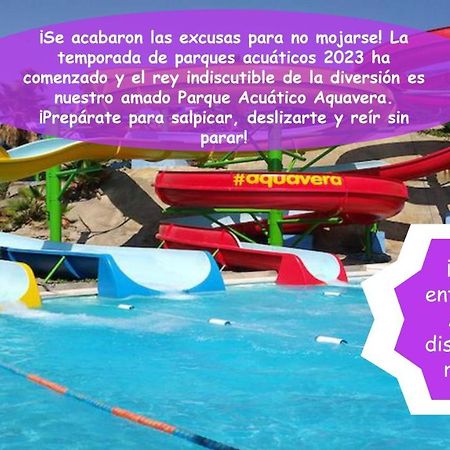 ¡Apartamento En Primera Linea Con Terraza Y Cerca De La Piscina Comunitaria! Vera Eksteriør bilde